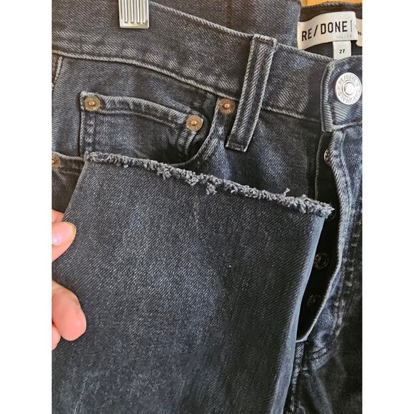 Re/done High Rise Ankle Crop Womens size 27 - Picture 7 of 11